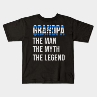 Grand Father Isreali Grandpa The Man The Myth The Legend - Gift for Isreali Dad With Roots From  Israel Kids T-Shirt